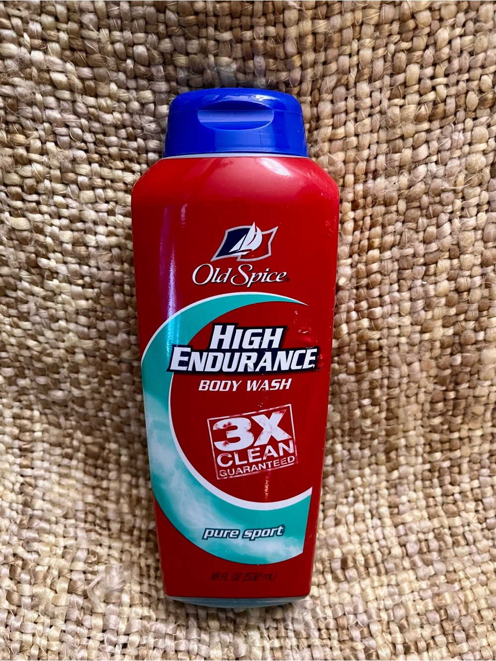 Vintage Old Spice High Endurance Body Wash Pure Sport 18 fl oz Discontinued.
